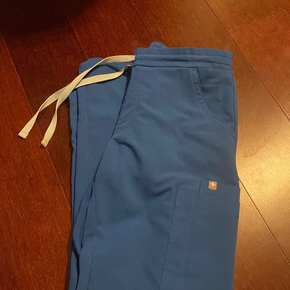 Figs XXSP royal blue bottoms